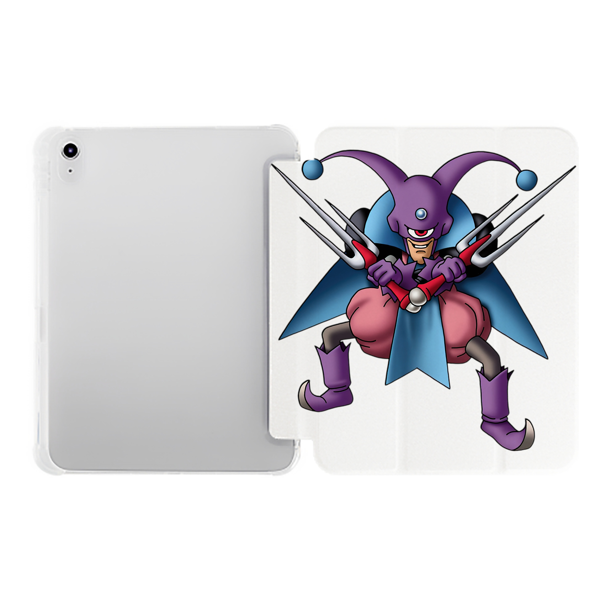（画像用） ドラゴンクエスト Doragon Kuesuto Dragon Quest IPad ケース ペン収納付き 三つ折りスタンド PUレザー×シリコン 対応機種9.5/10.5/10.9インチ